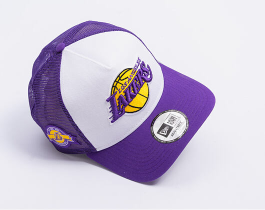 Kšiltovka New Era - NBA Side Patch 9FORTY - A-Frame Trucker - LA Lakers - Purple