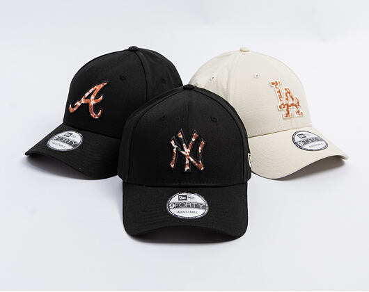 Cap New Era - Animal Pack 9FORTY MLB Faux Pony Cow Print Infill - NY Yankees