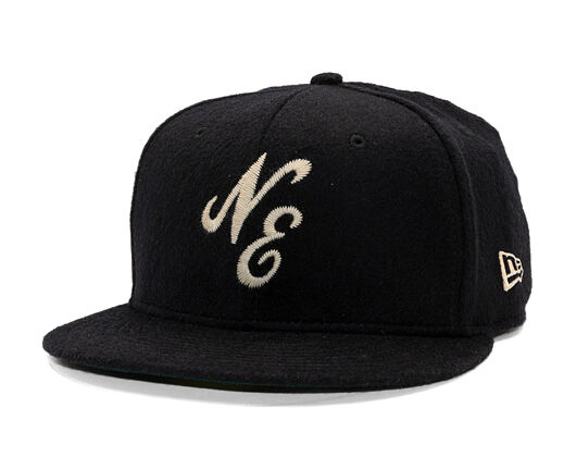 Kšiltovka New Era - 59FIFTY Day - Wool & Cashmere Script - Black