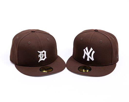 New Era - MLB Seasonal 59FIFTY - NY Yankees - Burnt Wood - Brown