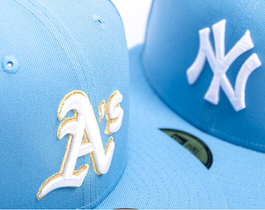 New Era - MLB Seasonal 59FIFTY - Oakland Athletics - Sky Blue / Pink UV