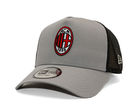 Cap New Era -  Patch 9FORTY Trucker - Ac Milan - Grey