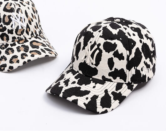 Womens Cap New Era - MLB Cow Midi Logo 9FORTY - NY Yankees - Black