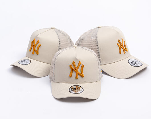 Cap New Era - MLB Essential 9FORTY Trucker - NY Yankees - Stone
