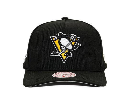 Mitchell & Ness - Pittsburgh Penguins - Double Clutch Pro Snapback - Black