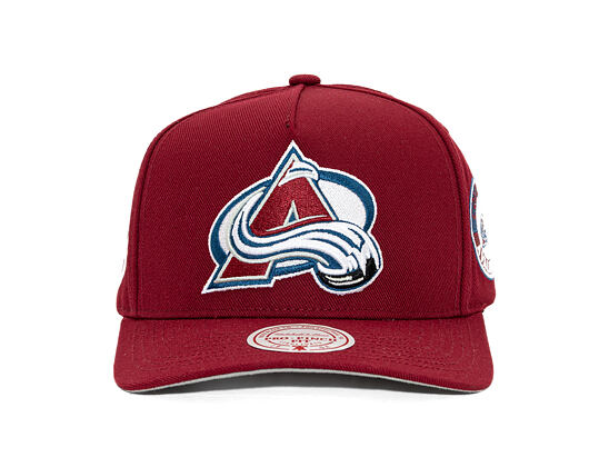 Mitchell & Ness - Colorado Avalanche - Double Clutch Pro Snapback - Maroon