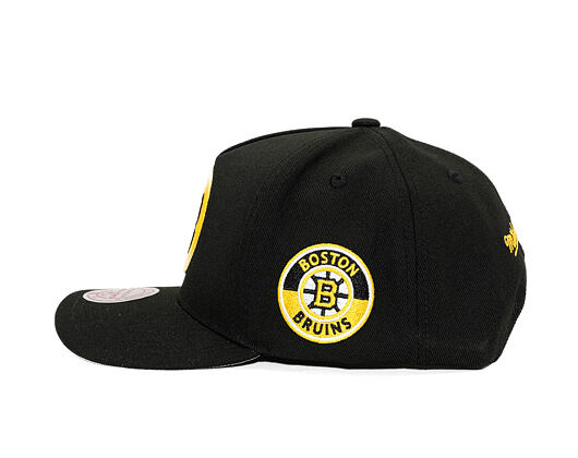 Mitchell & Ness - Boston Bruins - Double Clutch Pro Snapback - Black