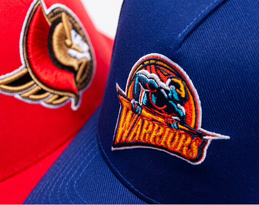 Mitchell & Ness - Golden State Warriors - Double Clutch Pro Snapback Hwc - Navy