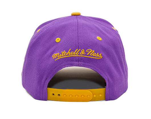 Cap Mitchell & Ness - NBA Team Arch Snapback - Los Angeles Lakers - Purple / Yellow