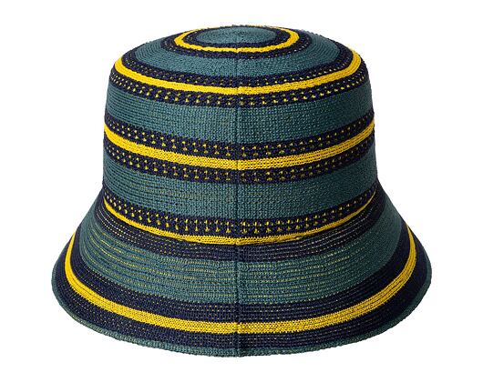 Bucket Hat Kangol - Tropic Resort Stripe Lahinch - Celestial Teal Multi