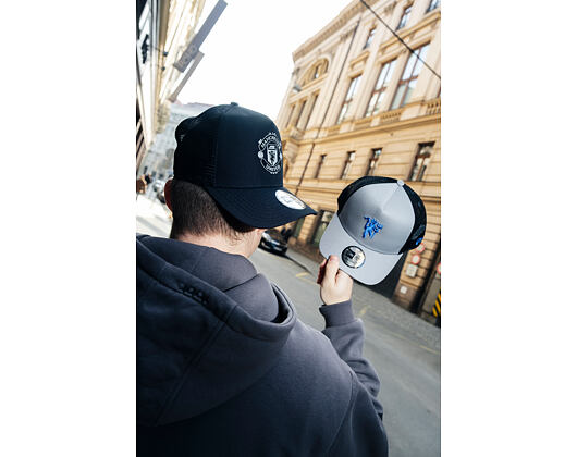 Cap New Era -  Reflective 9FORTY Trucker - Manchester United FC - Black