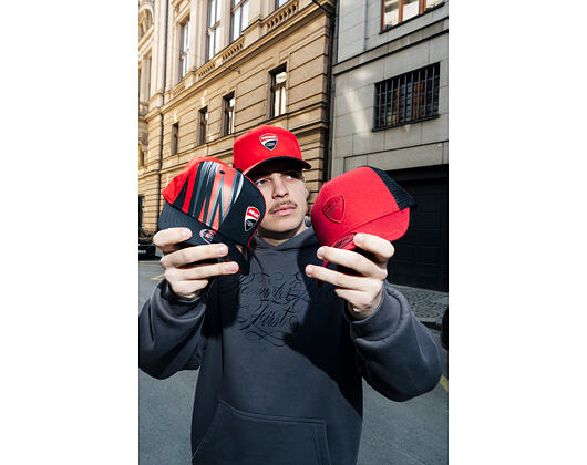 Cap New Era - Ducati Motor Print 9SEVENTY Stretch-Snap - Black