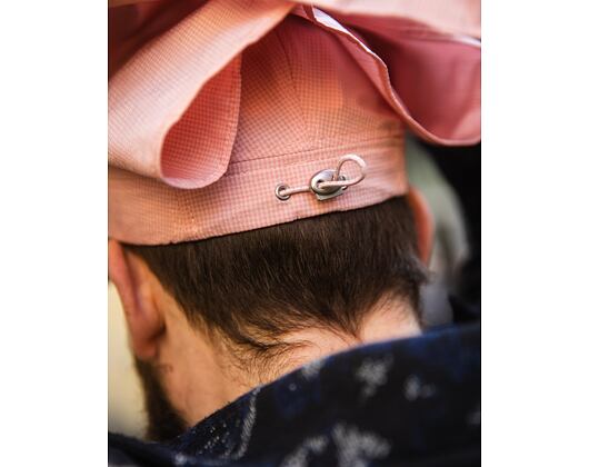 Cap Kangol - TRENDS PACK - Seersucker Drape 5-Panel - Pink