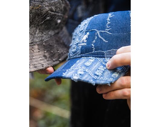 Cap Kangol - TRENDS PACK - Denim Mashup Baseball - Medium Blue