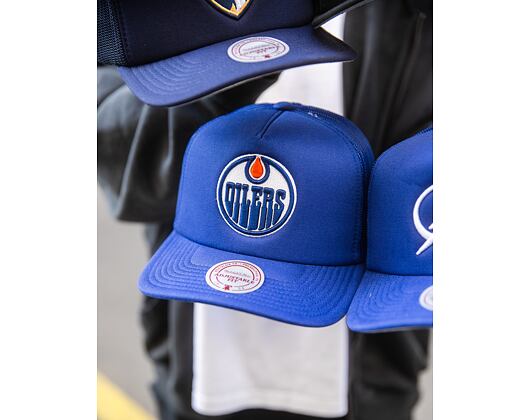 Mitchell & Ness - Edmonton Oilers - Evergreen Trucker - Blue