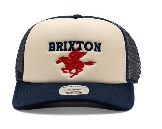 Cap Brixton - Pegasus MP Trucker - White/Navy