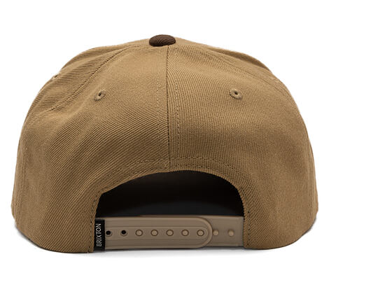 Cap Brixton - Linwood MP Snapback - Sand/Pinecone Brown