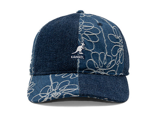 Cap Kangol - TRENDS PACK - Denim Mashup Baseball - Medium Blue Floral