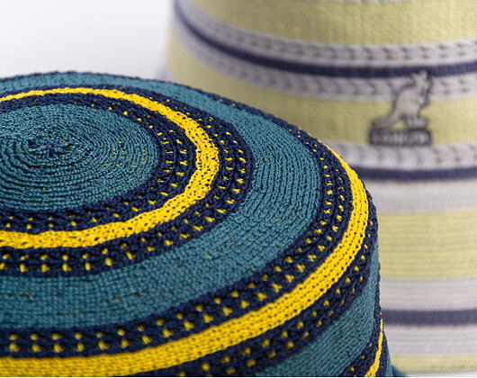 Bucket Hat Kangol - Tropic Resort Stripe Lahinch - Celestial Teal Multi