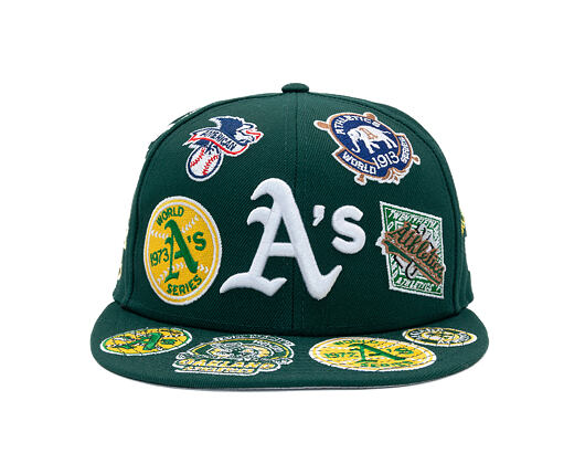 Cap New Era - MLB All Over Logo 59FIFTY - Oakland Athletics - Team Color