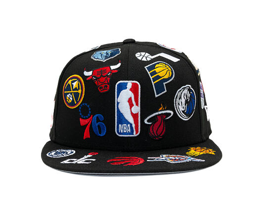 Cap New Era - NBA All Over Logo 59FIFTY - Black