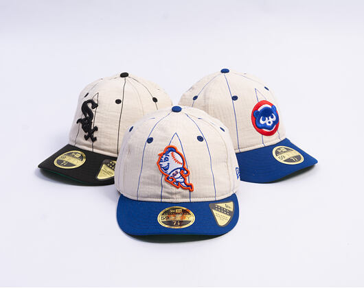 Cap New Era - MLB Retro Linen Pinstripe 59FIFTY Retro Crown - NY Mets - Team Color