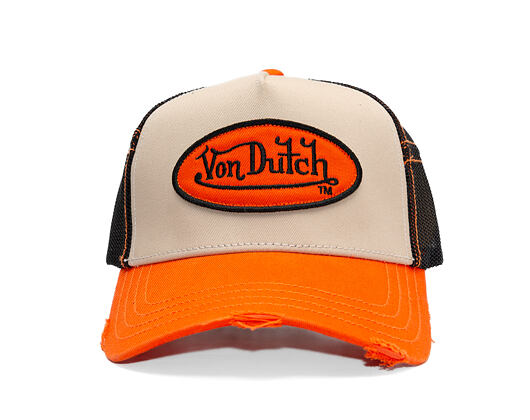 Cap Von Dutch - Trucker - Classic Logo Orange/Green