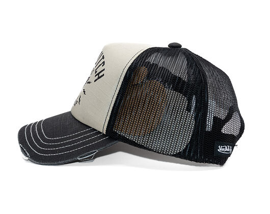 Cap Von Dutch - Trucker - Calif. Motorcycles 1929 Grey/Distressed Black Denim