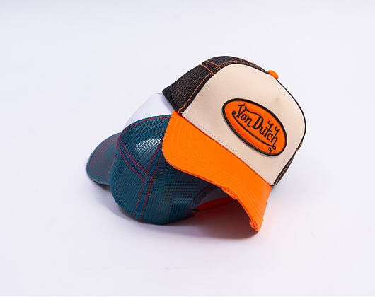 Cap Von Dutch - Trucker - Classic Logo Orange/Green