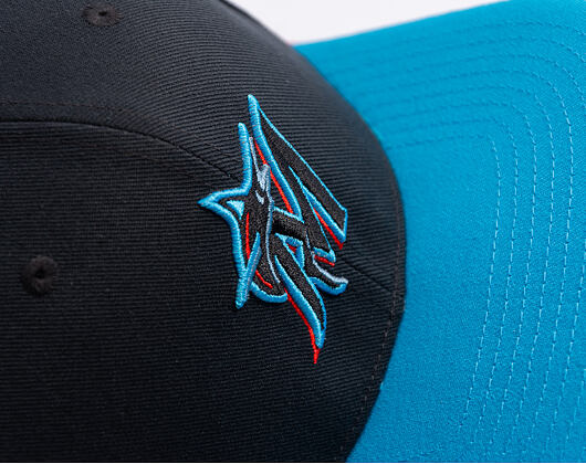 Cap Nike - Dri-Fit Pro - Miami Marlins - Black 00A/Light Current Blue