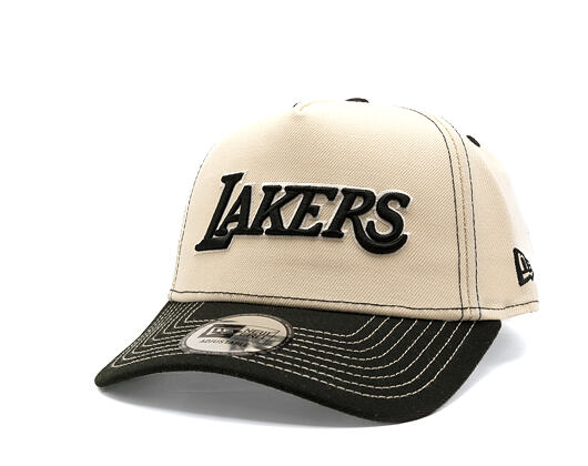 Cap New Era - NBA City Icon 9FORTY A-Frame - LA Lakers - Cream / Black