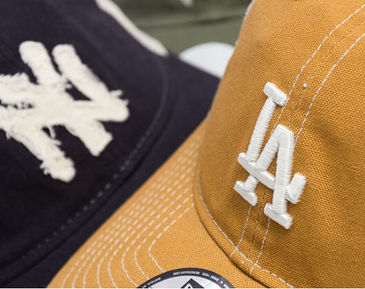 Cap New Era - MLB Cotton Canvas Trucker 9TWENTY - LA Dodgers - Dusted Ochre