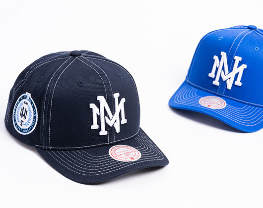 Cap Mitchell & Ness  - Branded Baseline -Pro Crown Snapback - Navy