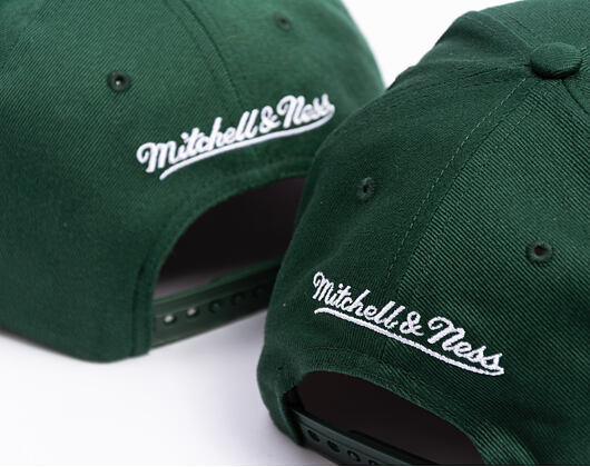 Cap Mitchell & Ness  - Branded Emerald Slam Pro Pinch Snapback - Green/Orange