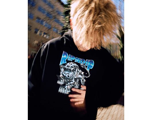 Sweatshirt Cyborg Hoodie (Black Wash)