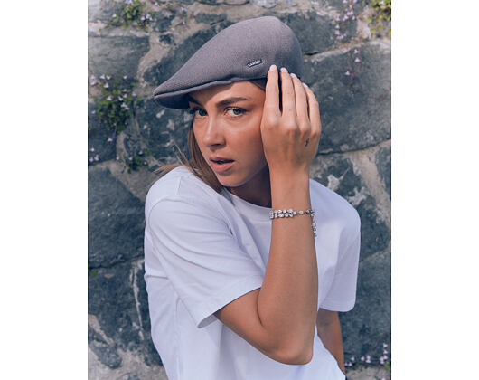 Kangol Bamboo 507 6736BC-CH011 Charcoal Flat Cap