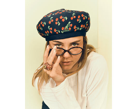 Beret Kangol - Tropic Cherry Jax Beret - Navy