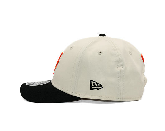 Cap New Era - MLB Side Script 9FORTY M-CROWN - NY Mets - Cream / Black