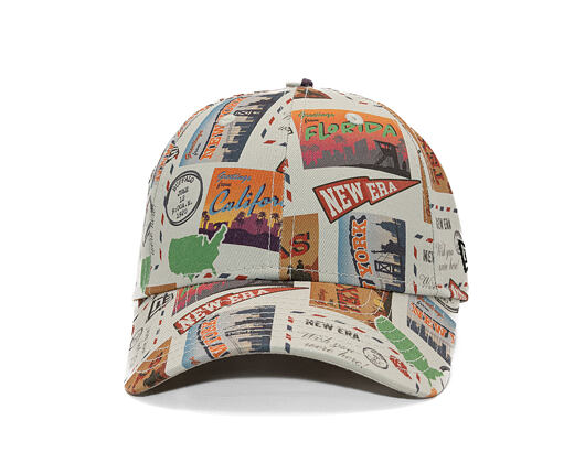 Kids Cap New Era - Branded Location Print 9FORTY - Stone