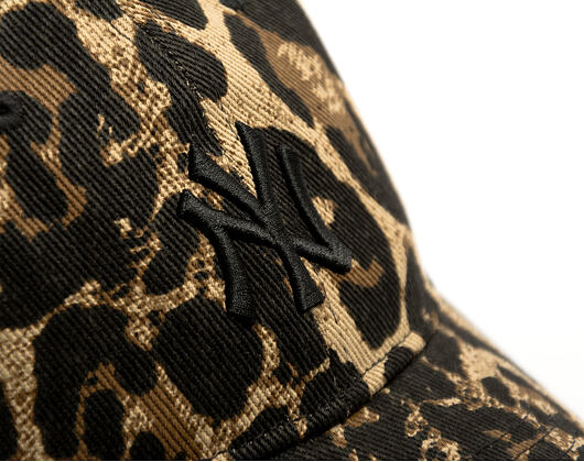 Womens Cap New Era - MLB Summer Leopard 9TWENTY - NY Yankees - Brown / Camel