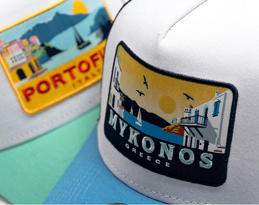 Cap New Era - Branded Location Patch 9FORTY A-Frame Trucker - Blue
