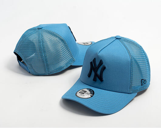 Kids Cap New Era - MLB Essential 9FORTY A-Frame Trucker - NY Yankees - Blue / Ocean Blue