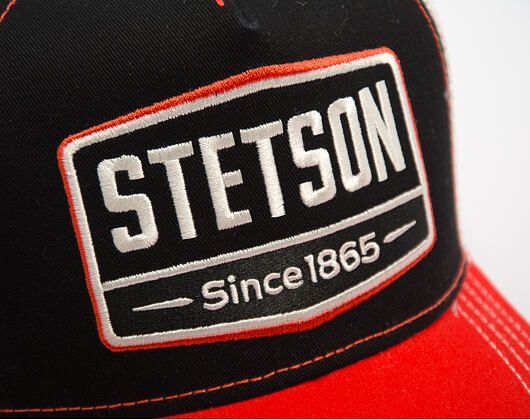 Cap Stetson - Gasoline Trucker - Black / Red
