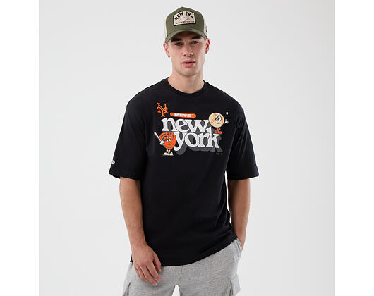 Tee New Era - MLB Icon Graphic Tee - NY Mets - Black