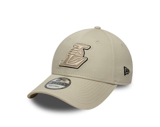 Cap New Era - NBA Team Outline 9FORTY - LA Lakers - Stone / Black