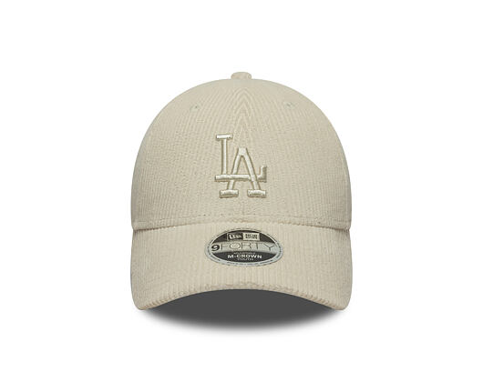 Kids Cap New Era - MLB Cord 9FORTY M-CROWN - LA Dodgers - Cream