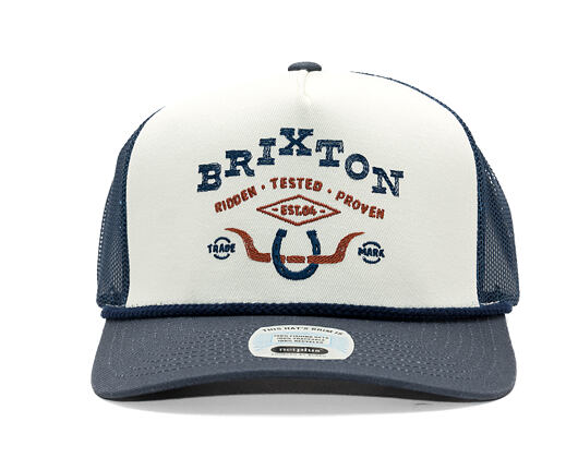 Cap Brixton - Beekman C Np Mp Trucker Hat - Off White/Navy