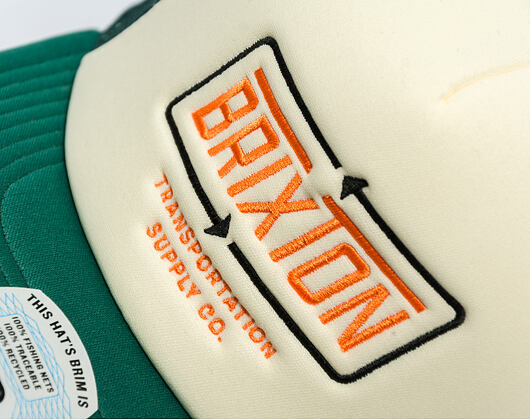 Cap Brixton - Caldwell Np Hp Trucker Hat - Primal Green/Whitecap/Primal G