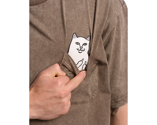 Tee Lord Nermal Pocket Tee (Brown Vintage Wash)