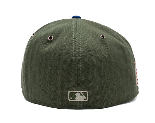 Cap New Era - MLB Three Looms "American Herringbone" 59FIFTY - LA Dodgers - Team Color